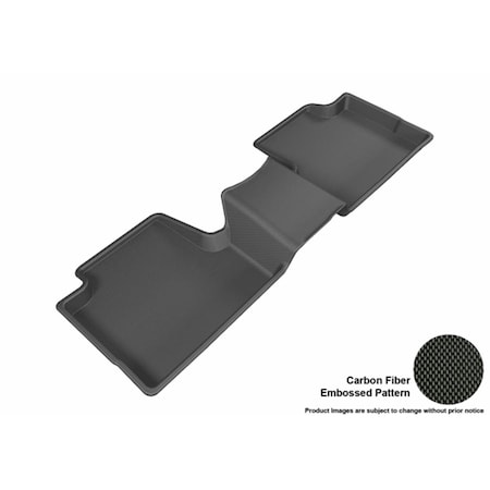 U-Ace 3D Maxpider Second Row Custom Fit Kagu Black Floor Mat for 2014-2016 Jeep Cherokee Models L1JP01021509